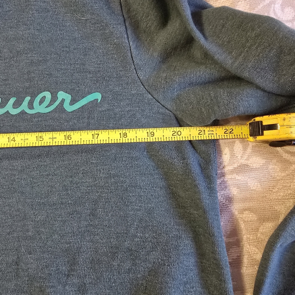 Eddie Bauer Women's Blue/Green Sweater - Picture 4 of 6